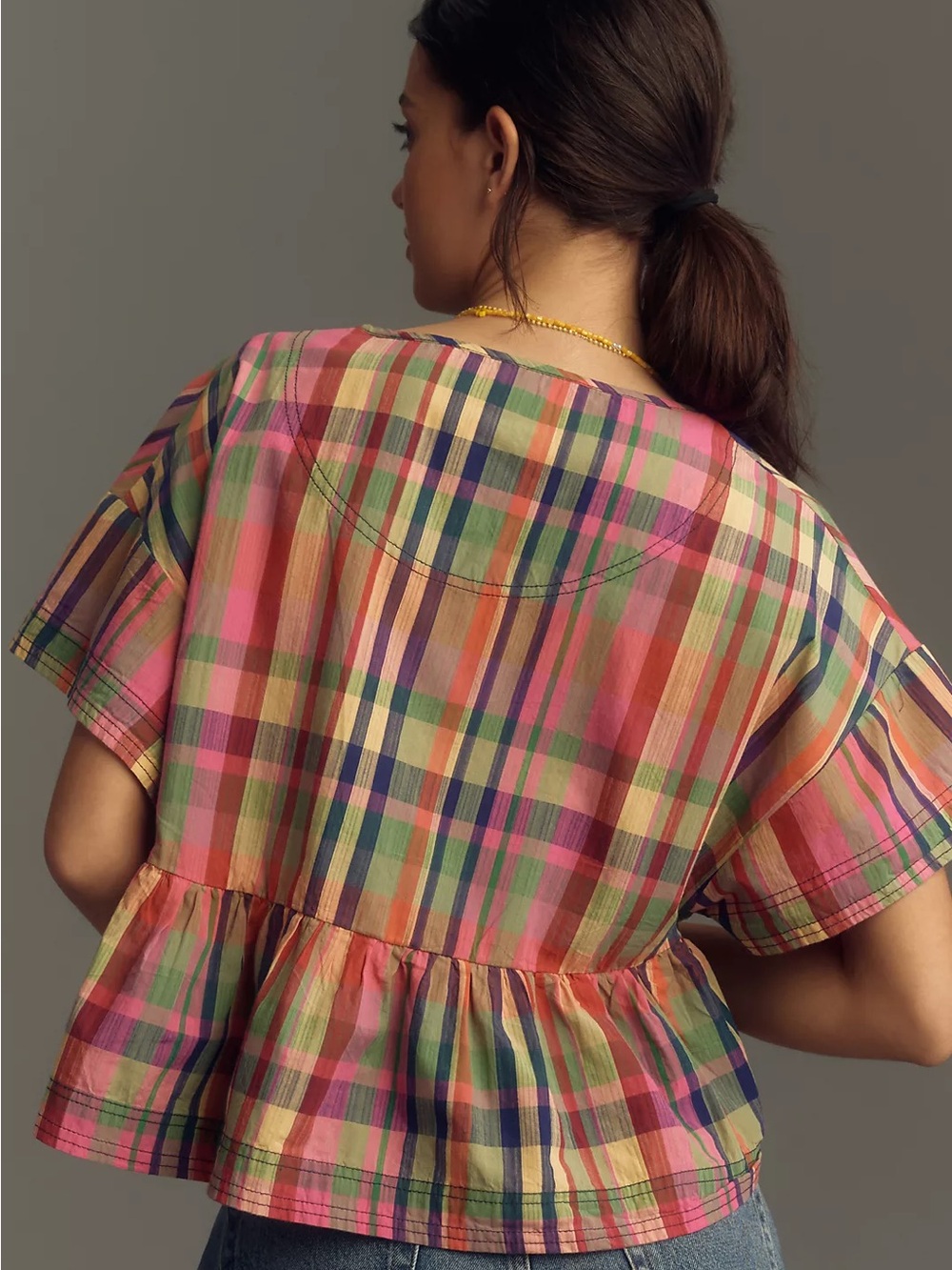 The tavi blouse by Pilcro babydoll tee edition - Picture 3 of 8